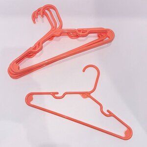 Kids Outfit Hangers Peach Coral Closet Organizer Bundle (5)